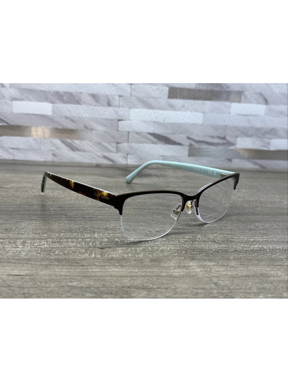 KATE SPADE Marjorie 09Q Brown Gold Womens Semi Cat Eye Eyeglasses 52[]17-140